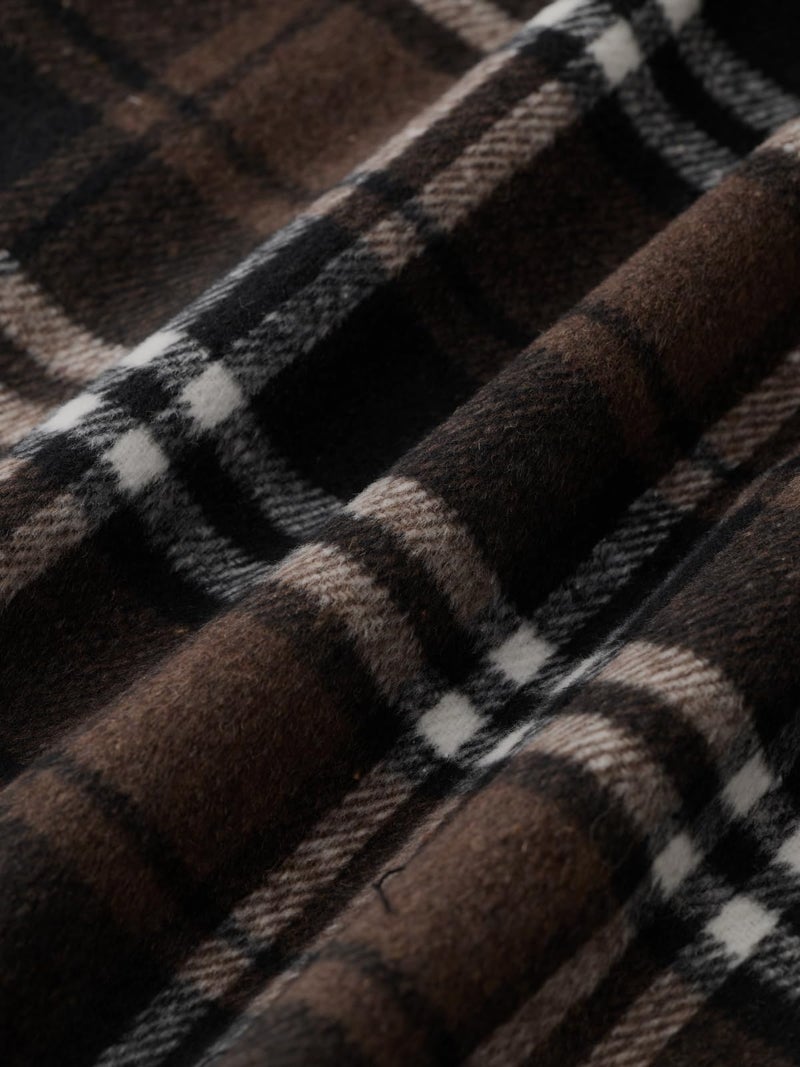 NIMIN Plaid Fall Skirt for Women High Waist Checkered Wool Skirt 2025 Winter Bodycon Pencil A-Line Mini Dress Outfits Christmas Coffee - Image 4