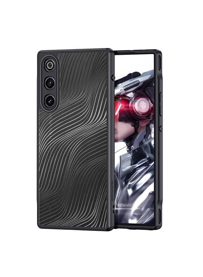 HuHa Case Cover For ZTE nubia RedMagic 10 Air DUX DUCIS Aimo Series TPU + PC Frosted Feel Phone Case(Black) - Image 1