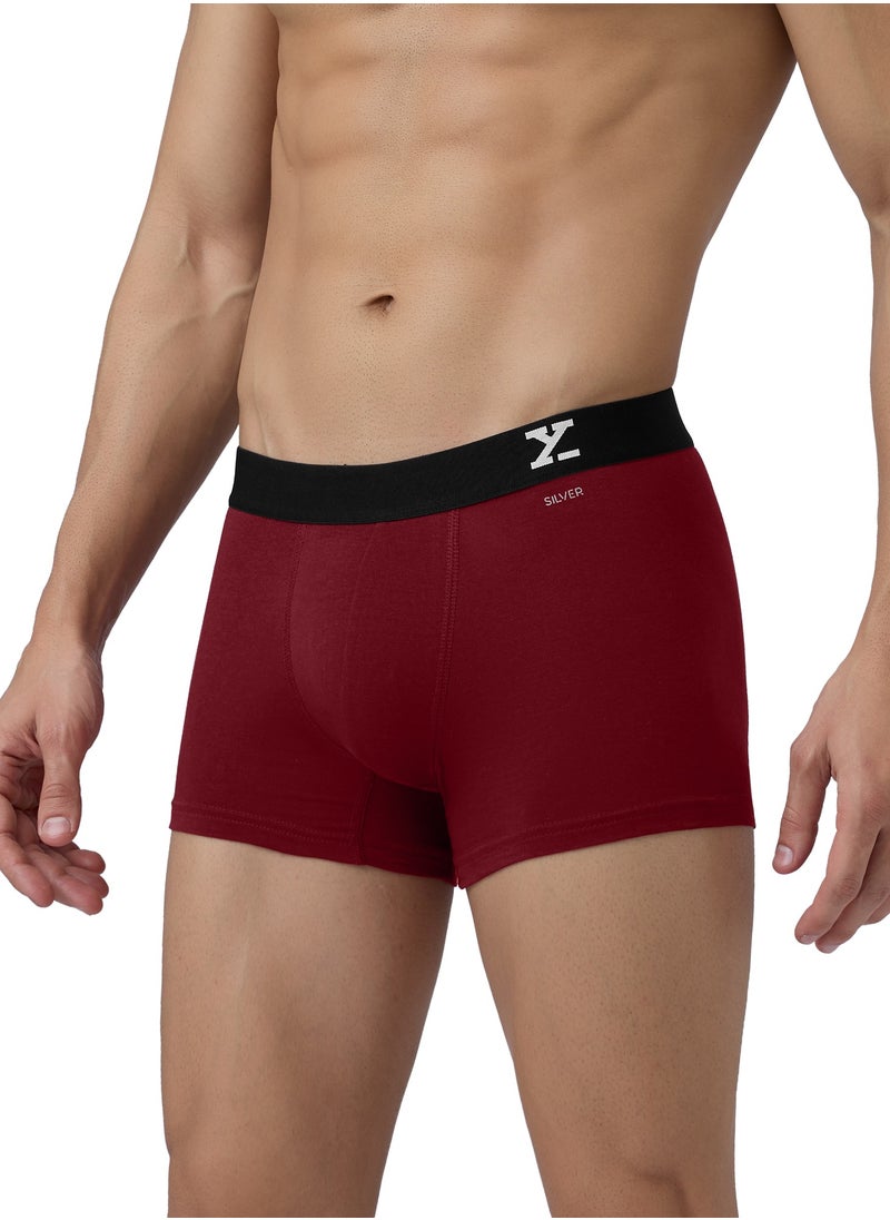 XYXX Pack of 3 Aero Anti-bacterial Odour-free cotton Solid Men Trunk  - Image 5