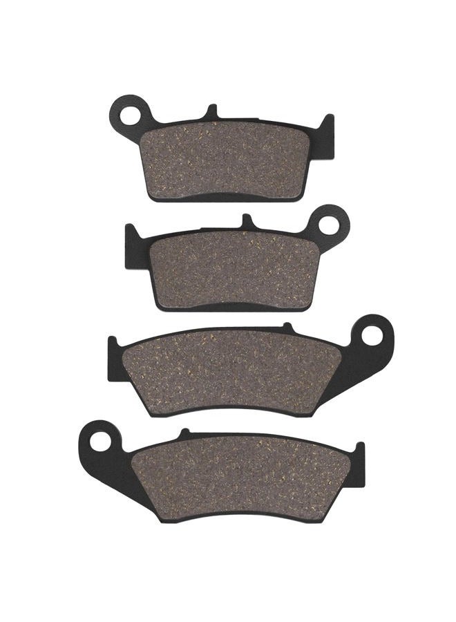 cyleto Front and Rear Brake Pads for DRZ400 DR-Z 400 2000-2009 DR-Z400 DRZ400SM DR-Z 400SM 2005-2009 DR 125 2008-2012 RM125 1996-2012 RM 250 2009 - Image 1