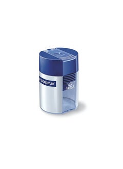 Steadtler One Hole Tub Sharpener Blue/Silver  - Image 2