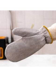 FALMER 2pcs Multipurpose Wire Dishwashing Gloves, Miracle Cleaning Cloth in Glove Shape, Non Scratch Steel Wire Rags for Dishes, Kitchen Cooktops, Counters, Sinks, Pots, Pans, Reusable Cleaning Gloves  - Image 5