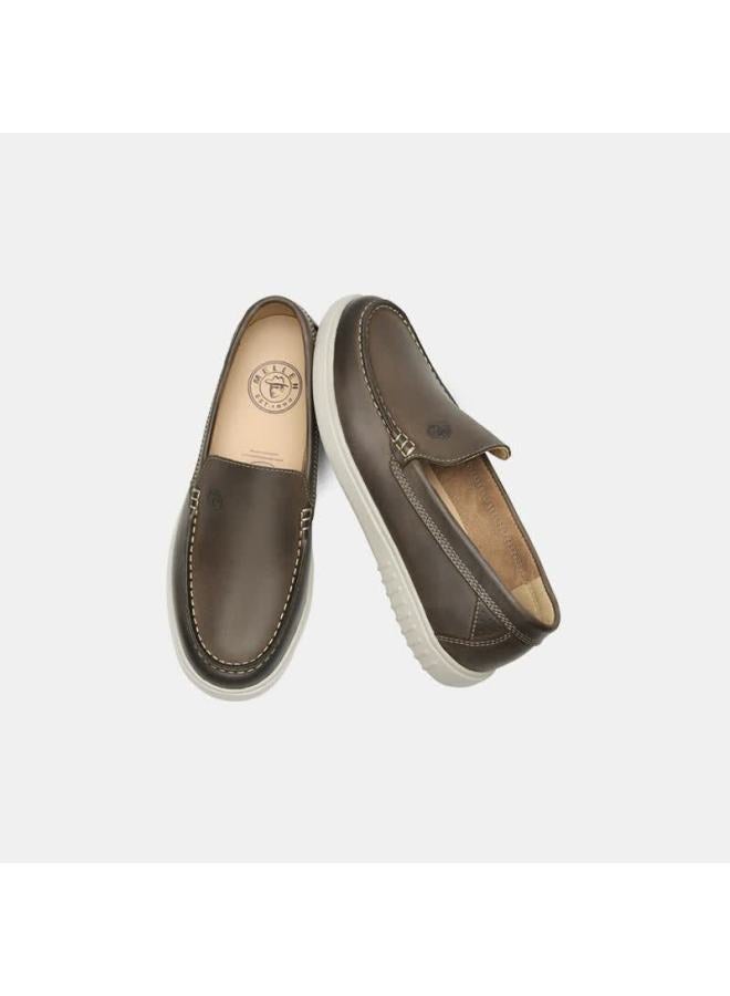 Mellen Slip-on Lazy Loafers Soft Sole Breathable Casual Driving Shoes Mu667222 Brown Size 43 - Image 2