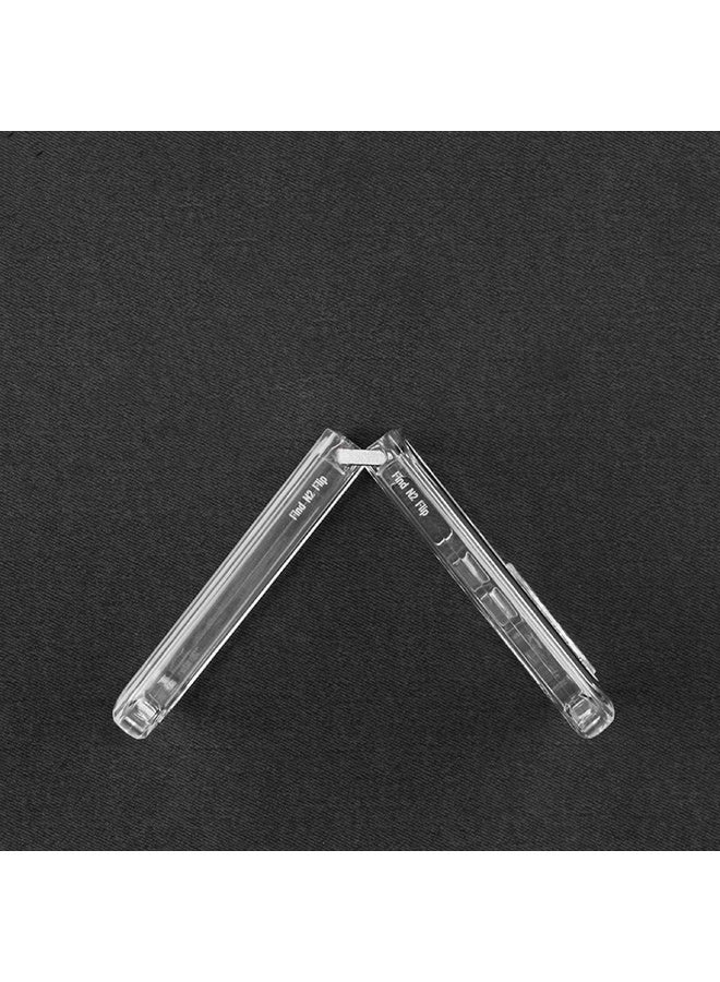 HuHa Case Cover For OPPO Find N2 Flip Transparent TPU Phone Case + Lens Film - Image 3