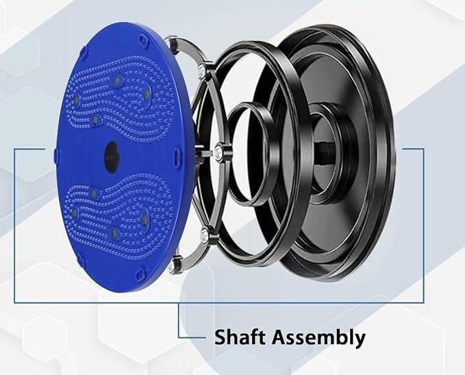 FIRST CHOICE Tummy Twister, Tummy Trimmer, Abs Roller & Shaper, Exercise Machine, Non-Slip Surface, Blue - Image 4