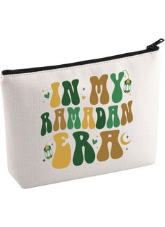 KUIYAI Ramadan Mubarak Toiletry Bag Religious Gift Ramadan Kareem Month Gift Eid Mubarak Gift In My Ramadan Era Makeup Bag For Muslim (RamadanEraMup) 