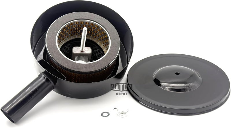 ALL Tool Depot 1" NPT Air Compressor Intake Filter Silencer Metal Housing and Element (2-Pack) - Image 3