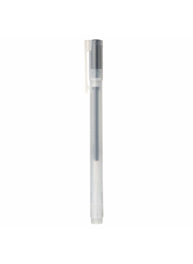 MUJI مجموعة أقلام حبر جل من موجي نوع غطاء 10 قطع، حجم رأس 0.38 مم، أسود - Image 2