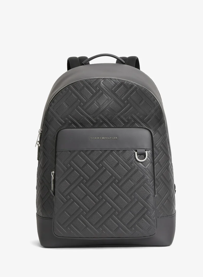 Modern Flag Metal Logo Dome Backpack