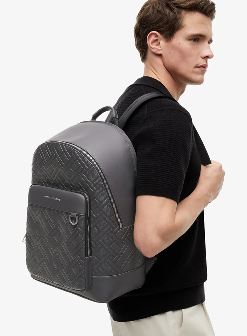 Tommy Hilfiger  Modern Flag Metal Logo Dome Backpack for Men | Best Price UAE