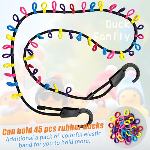 Okueejur Rubber Duck Holder for Jeep Owners Duck Display Rope Paracord Strap for Jeep Wrangler YJ TJ JK JL JT Jeep Ducking Interior Accessory Rubber Ducks Not Included - Image 3