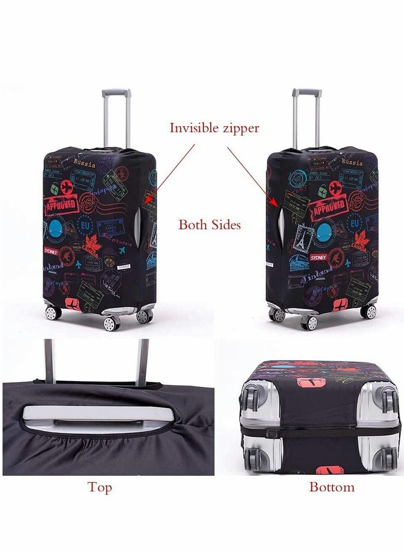 Excefore Luggage Cover, Washable Suitcase Protector, Dust Scratch-Resistant Suitable for Outing, M - Image 2