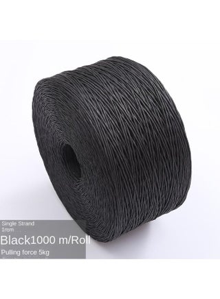 Single Strand 1mm Black 1000 M/roll