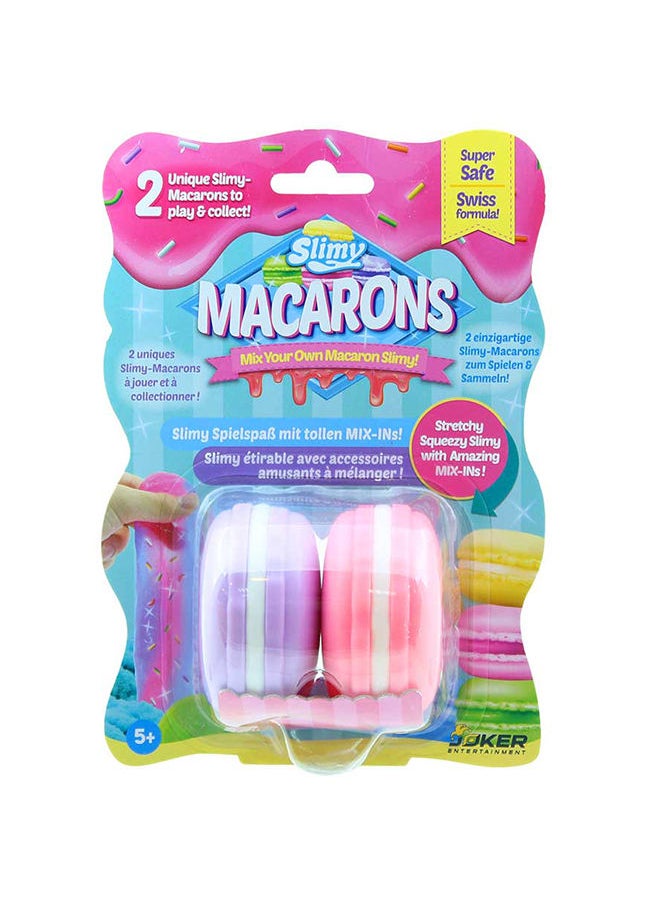 Slimy Coloured Macarons Blistercard 2 Piece Set With Amazing Mix-Ins  - Image 3