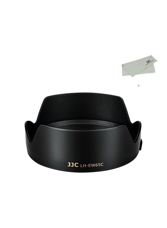JJC Lens Hood for Canon RF 16mm F2.8 STM Lens on EOS R6 R5 RP R Camera, Reversible Lens Shade Replace Canon EW-65C Lens Hood, Compatible with 43mm Filters and 43mm Lens Cap - Image 1