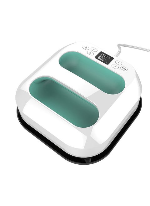 Handheld Heat Press Machine 9''x9'' Iron Press Fast Heat Up Adjustable Temperature and Timer Auto Shutdown Transfer Projects Heat Press Solution for Crafts and Small Businesses