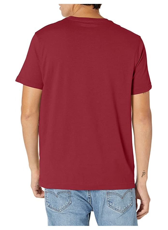 NAUTICA Nautica Men's Short Sleeve Solid Crew Neck T-Shirt, Barolo Solid, L  - Image 2