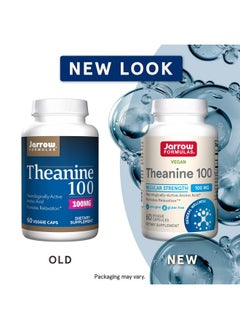 jarrow formulas Theanine 100 Mg 60 Veggie Capsules Neurologically Active Amino Acid Found In Green Tea Supplement Promotes Relaxation  Focus Up To 60 Servings  - Image 2