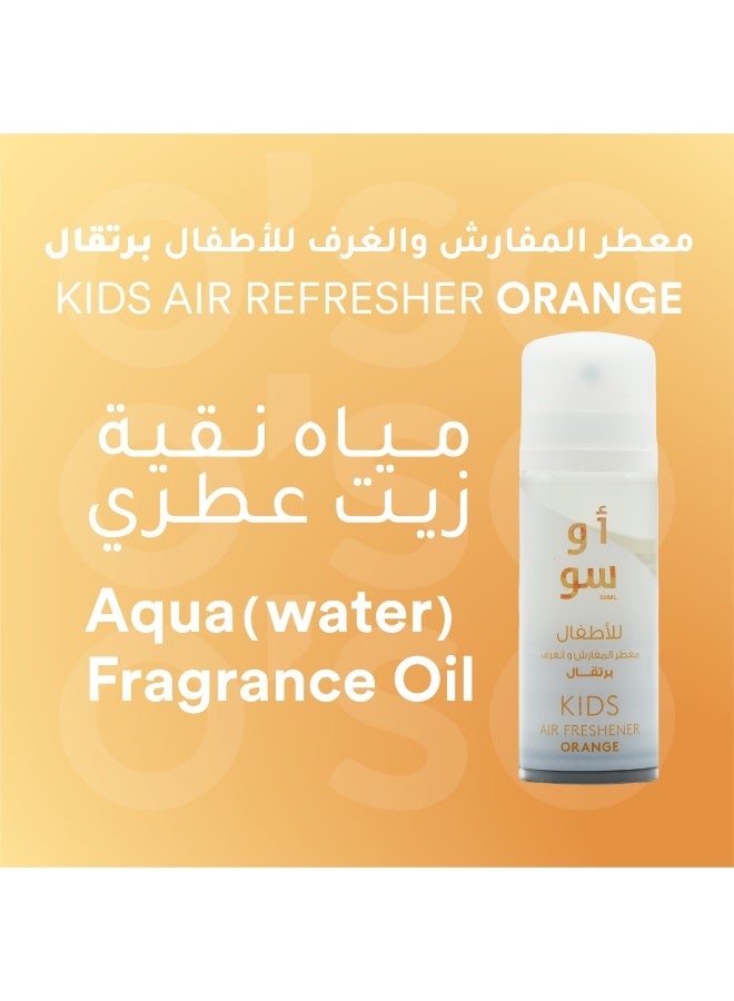 O'so Air Freshener For Beds And Kids' Rooms - Orange Flavor - 50ml - Image 3