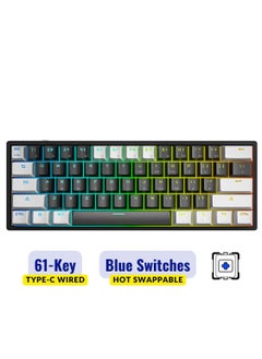 White/Black - Blue Switch