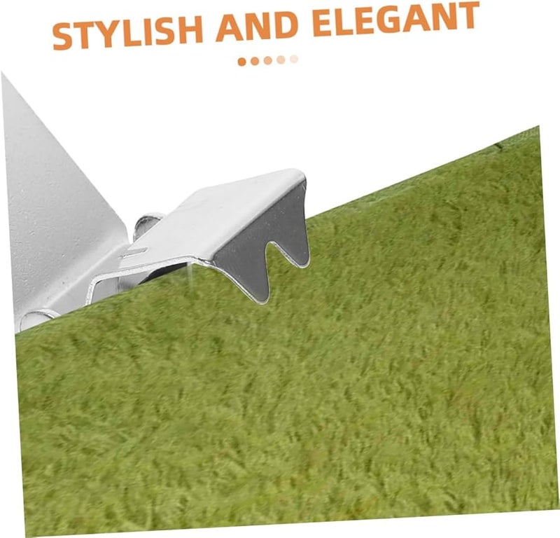 Heavy Duty Metal Clips For Rugs Curtains Backdrops Silver 4 Pack - Image 4