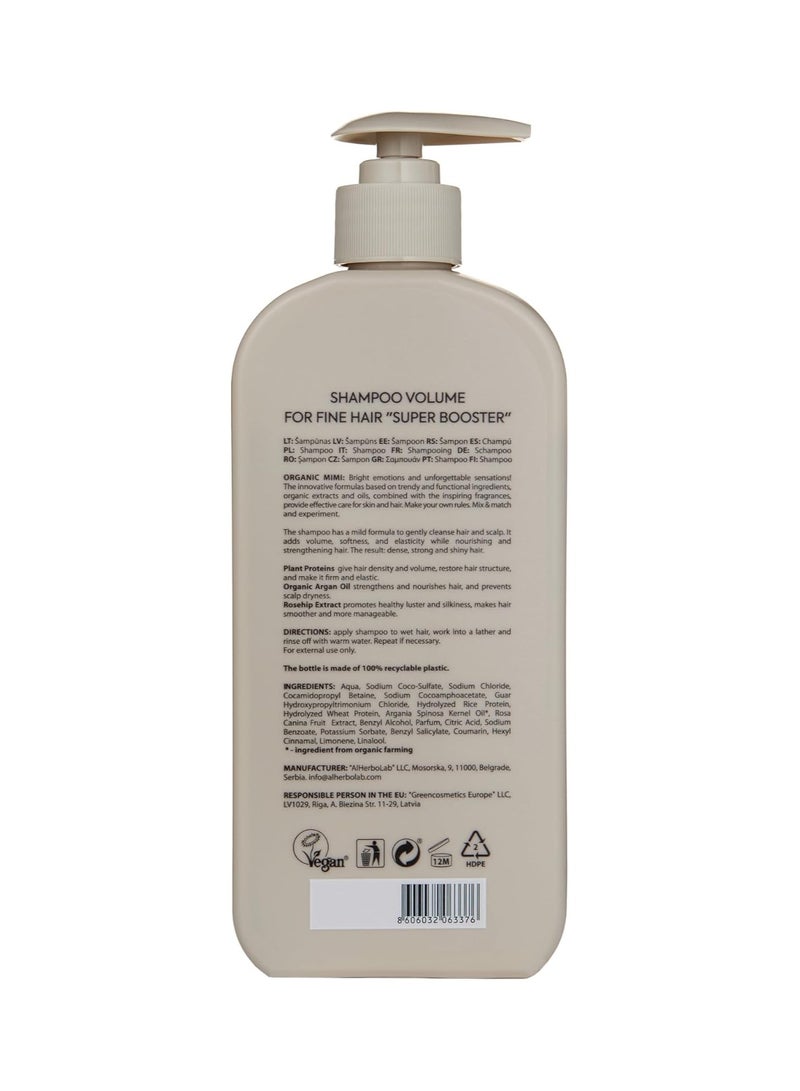 Organic Mimi Volume Super Booster Shampoo 400ml - Image 2