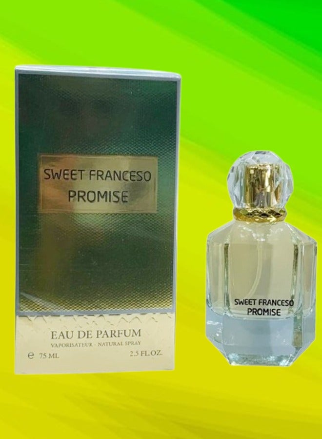 PROMISE 8 Pieces Sweet Franceso Perfume 75ml EDP - Image 2