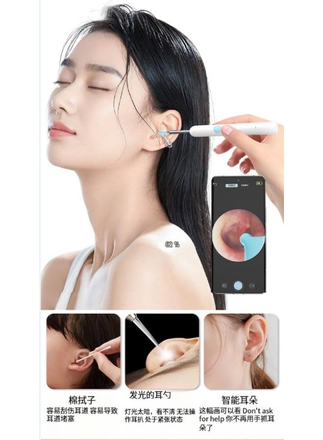 Generic Ear Wax Removal Tool (Base charge), Ear Cleaner,9 LED Light, Wireless Ear Wax Removal Kit with 9 Ear Pick, Ear Wax Removal  - Image 5