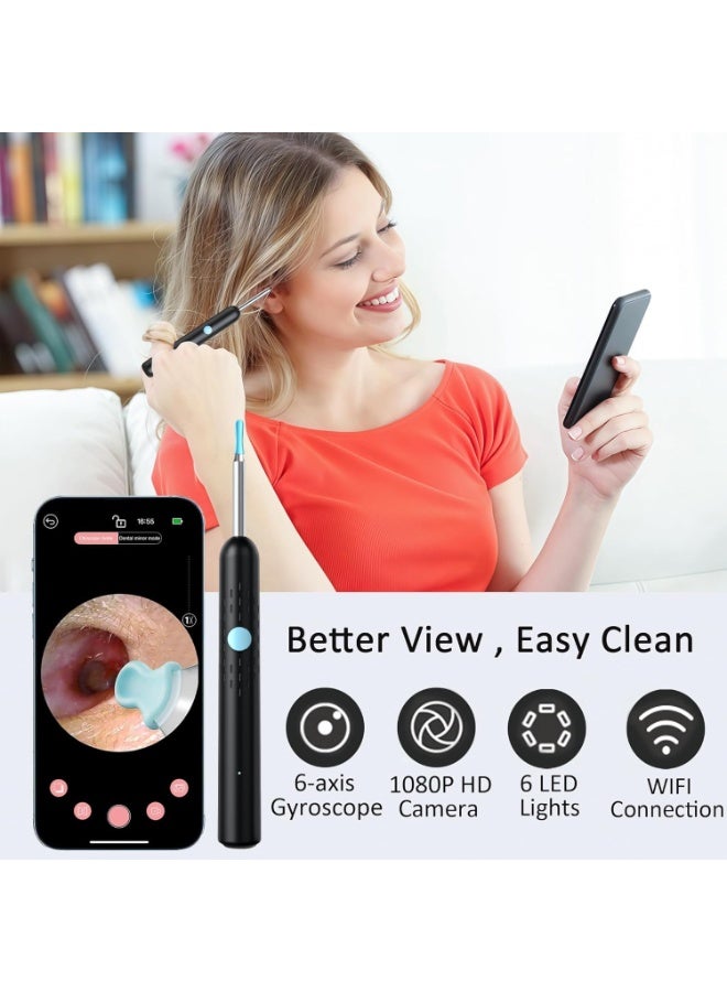 Generic Ear Wax Removal Tool (Base charge), Ear Cleaner,9 LED Light, Wireless Ear Wax Removal Kit with 9 Ear Pick, Ear Wax Removal  - Image 2