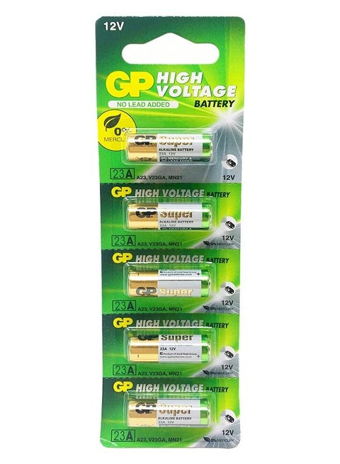 5-Piece 12v Battery Pack 23A