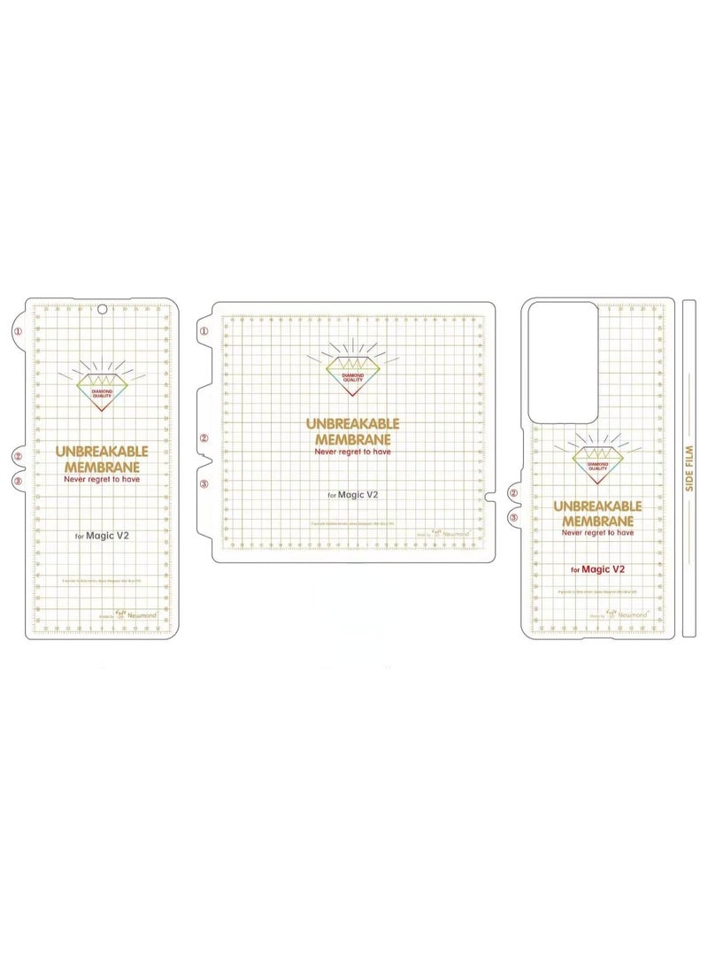 general UnBreakable Membrane Hydrogel Gel Film Compatible with Honor Magic V2 Front Back Screen Protector Protective film - Image 1