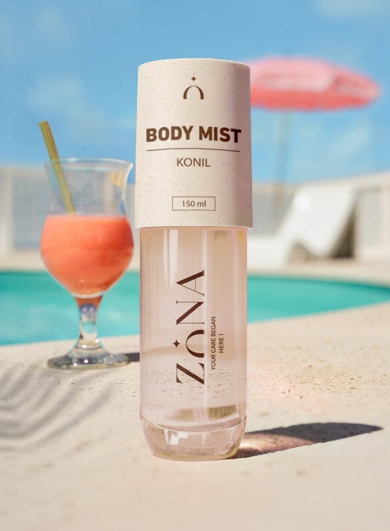 ZONA Luxury Body Mist Inspired - lasting fresh scent all day - Konil 150 ml - Image 2