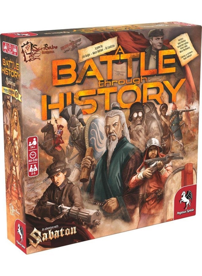 Pegasus Spiele A Battle Through History - Board Game by Pegasus Spiele 2-5 Players - Board Games for Family - 60-120 Minutes of Gameplay - Games for Family Game Night - Teens and Adults Ages 14+ - English Version - Image 1