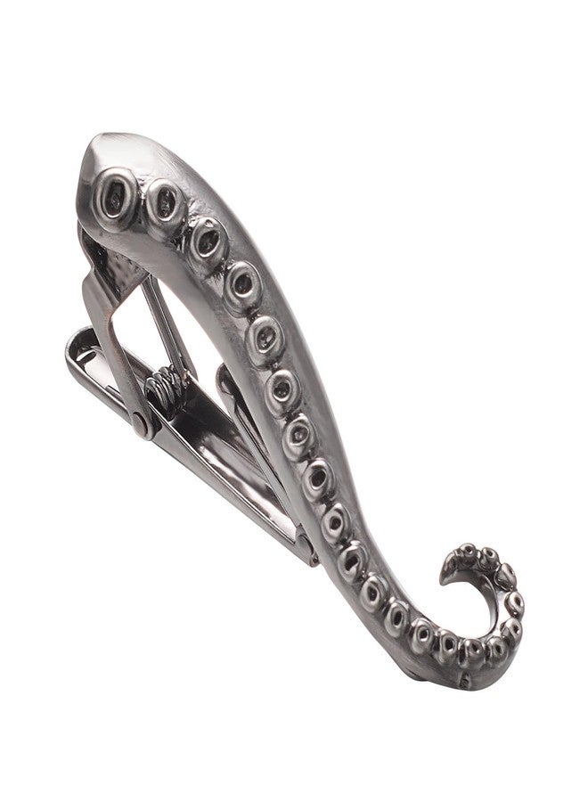 Yoursfs Unique Grey Octopus Tie Clips For Men Fun Octopus Tentacle Tie Clips Personalized Mens Jewelry Accessories - Image 1