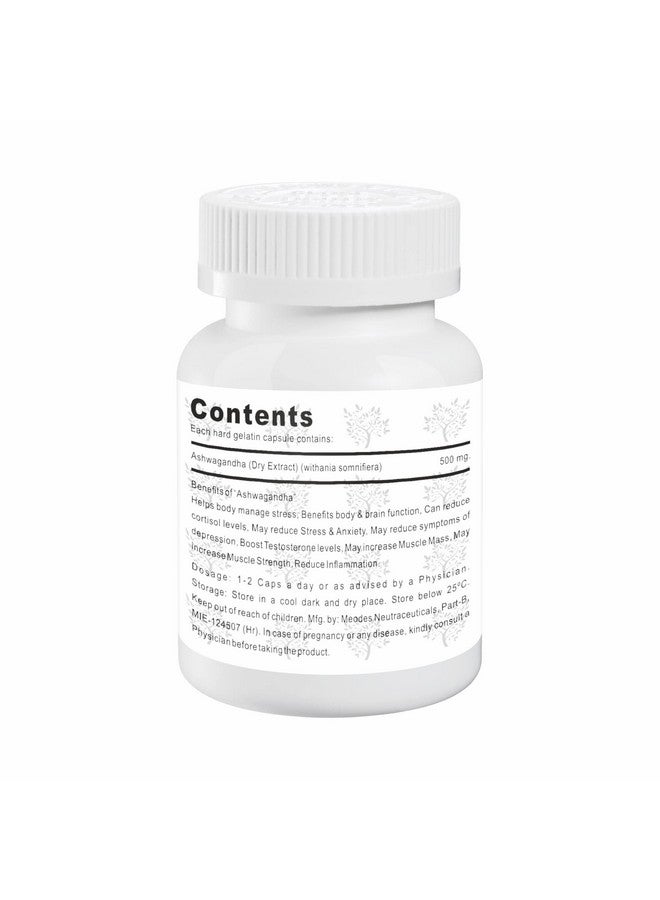 CROSSLANDS Pure extract of Aswagandha Capsules | 500mg | Gain Extra Strength Naturally | Support Strength, Energy & Stamina |Immunity Booster | Helps Anxiety & Stress Relief For Men & Women | 60 Capsules (Pack of 5) - Image 2