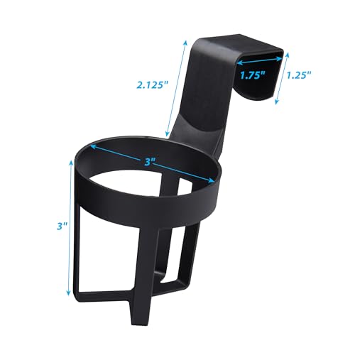 Custom Accessories 92206 Black Small Cup Holder, (Twin Pack) - Image 4