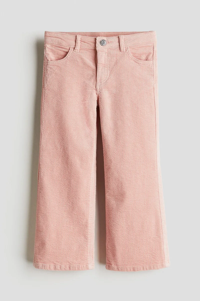 H&M Wide Corduroy Trousers