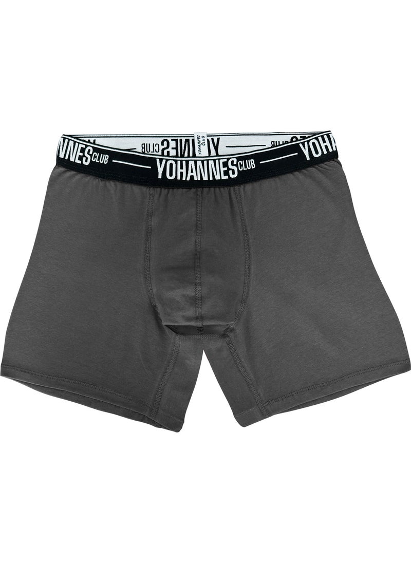 Yohannes Club - men, Special Anatomical Cotton Boxer, single, Anthracite - Image 1