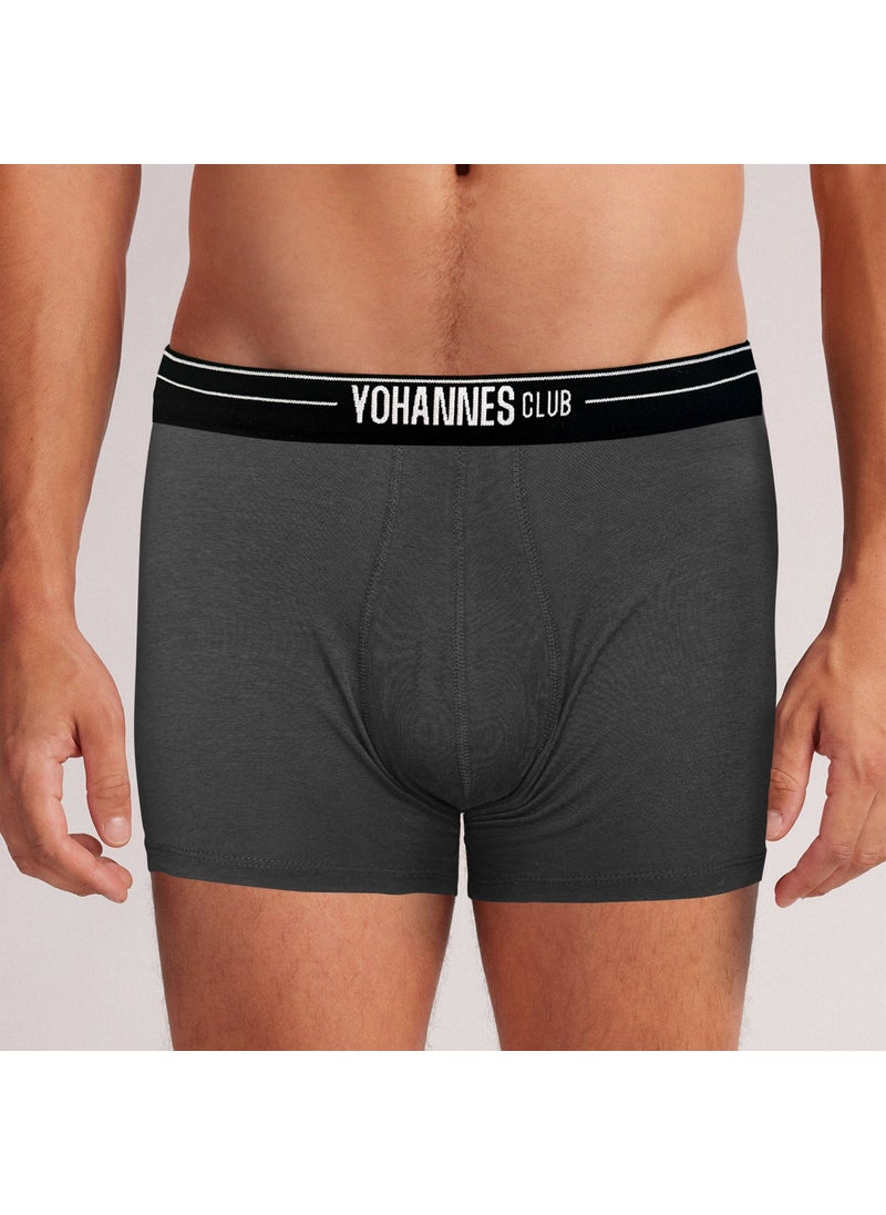 Yohannes Club - men, Special Anatomical Cotton Boxer, single, Anthracite - Image 1
