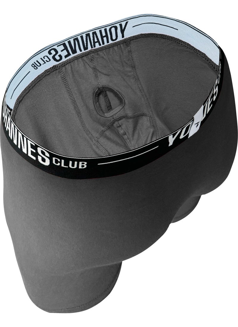 Yohannes Club - men, Special Anatomical Cotton Boxer, single, Anthracite - Image 1