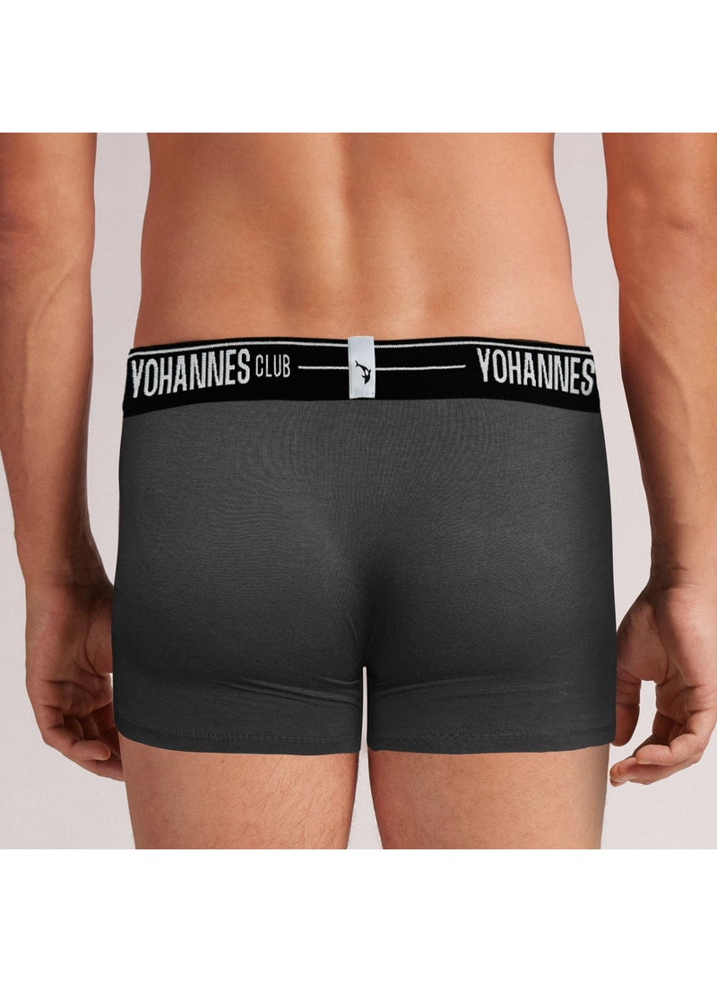 Yohannes Club - men, Special Anatomical Cotton Boxer, single, Anthracite - Image 1