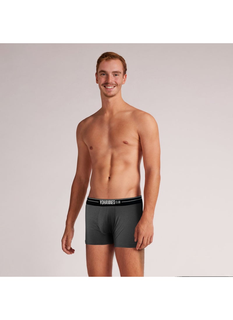 Yohannes Club - men, Special Anatomical Cotton Boxer, single, Anthracite - Image 1