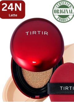 Tirtir Red Foundation - 24N Latte| Flawless Coverage with Skincare Benefits | Hydrating, Long-Lasting, Lightweight Formula for All Skin Types | Reduces Imperfections and Evens Skin Tone