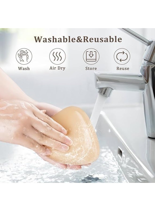 Ultra Boost Inserts Double-Sided Adhesive Pads Sticky Bikini Padding Inserts Bra Pads Inserts Bra Inserts Push up Breast Pads Silicone Bra Cups for Sports Bra Swimsuit - Image 4