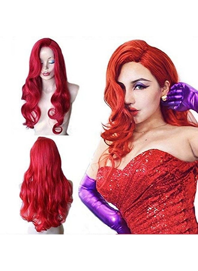 Long Wavy Copper Red Halloween Cosplay Women Wig - pzsku/Z8FA83BE82D5E28B6ADFAZ/45/_/1689331636/cf1b48f5-4c7a-478a-8393-90b368099f6b