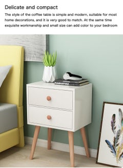 MIXDE Large-capacity MDF Engineering Board Storage Home Bedside Coffee Table And Nightstand With Drawer  - Image 5