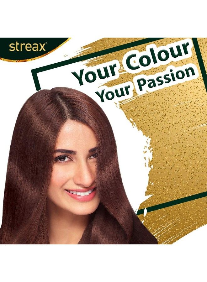 Streax Cream Hair Color For Unisex 120Ml 4.6 Reddish Brown (Pack Of 1) - Image 4