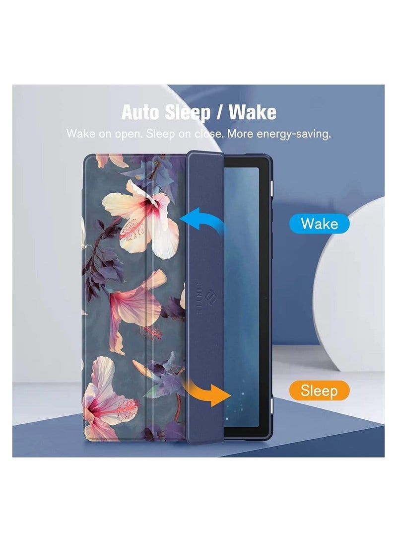 Comptible for Samsung Galaxy Tab A8 Case Hybrid Slim Case for 10.5 Inch 2022 Model SM X200 X205 X207 Shockproof Cover with Clear Transparent Back Shell Auto Wake Sleep - Image 5