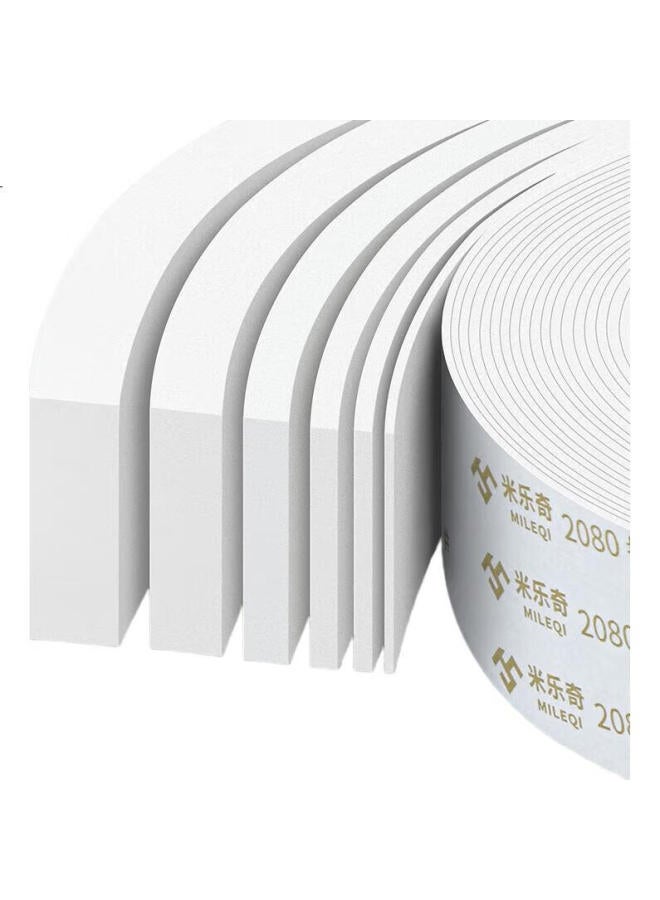 Miloch Milaiqi Single-Sided Sponge Tape, Shock-Absorbing And Anti-Collision, Foam Rubber Door Gap Sealing Buffer Strip, 3Mm Thick, 40Mm Wide, 5Mm Thick, 1 Meter Long, 1 Roll - Image 2