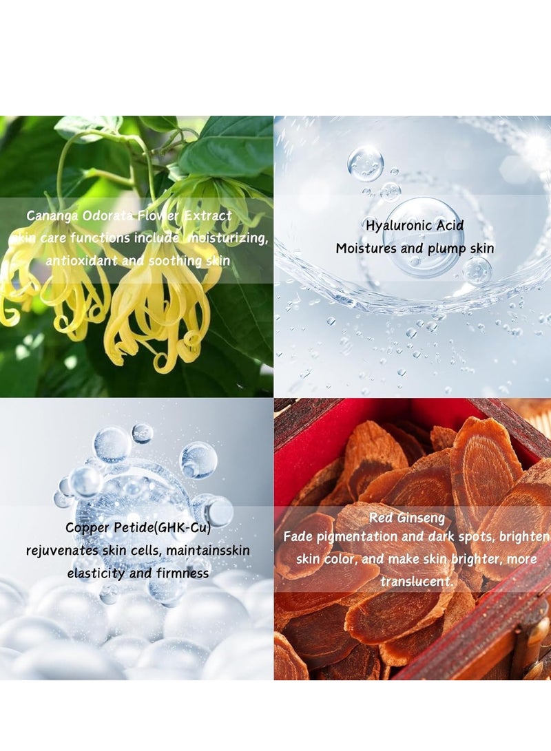 Posealing Blue Copper Peptide Facial Toner ,Blue Peptide Skin Care ,Anti Aging Serum for Face Scincare ,Peptide Moisturiser,Face Skin Care for Women Facial Toner 120g - Image 3